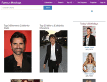 Tablet Screenshot of famoushookups.com